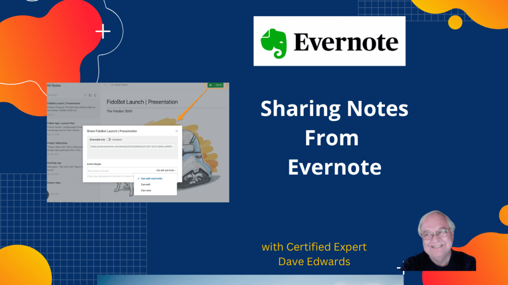 Sharing Notes from Evernote – Dave Edwards Media