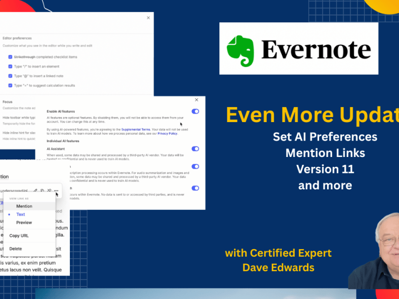 Year-End Evernote Updates