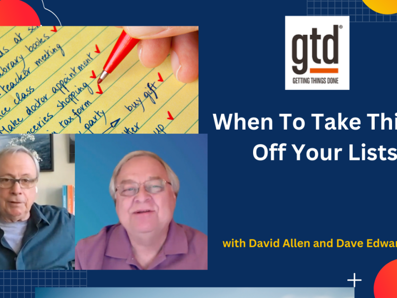 Cleaning Your Lists For Better&nbsp;Productivity