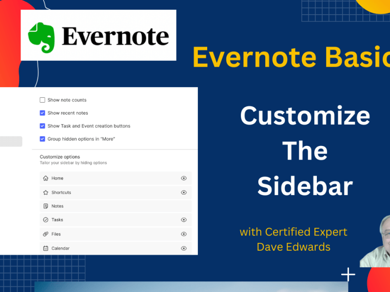Customizing Evernote’s Sidebar Creates More&nbsp;Focus