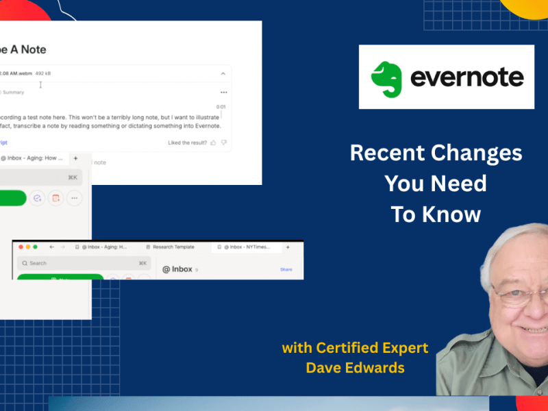 A Few More Changes to&nbsp;Evernote