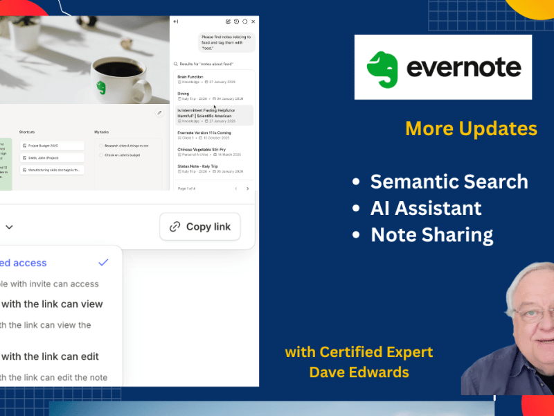 Evernote Updates Semantic Search & AI&nbsp;Assist