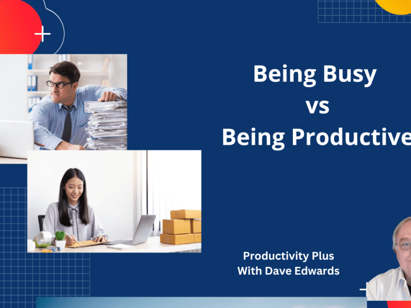 The Difference Between Being Busy and Being Productive 