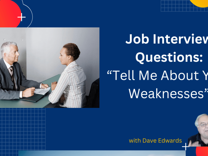 Talking About Your Weaknesses in a Job&nbsp;Interview