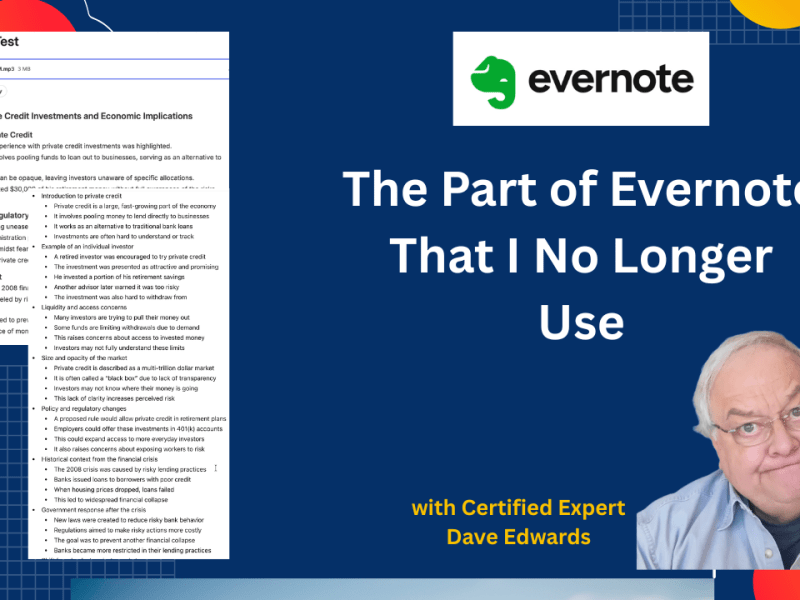 I’ve Stopped Using this Evernote&nbsp;Feature