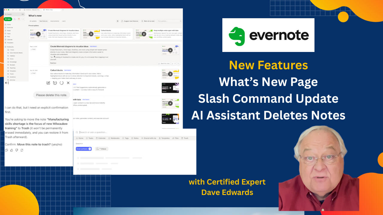 New Evernote Updates to the AI Assistant, Slash Commands and More ...
