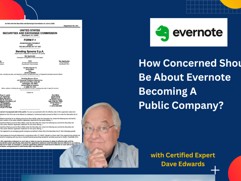Should Evernote Users Be Concerned About The Company Going&nbsp;Public?