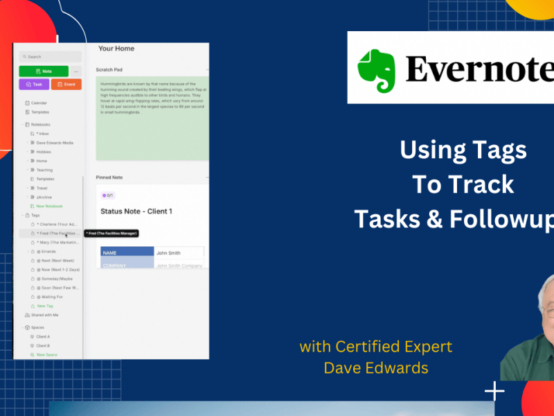Using Evernote Tags for Managing&nbsp;Follow-Ups