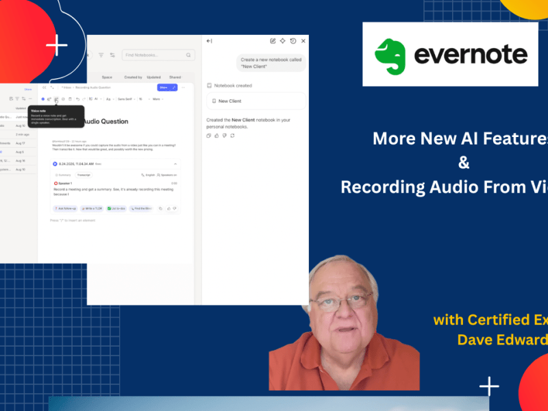 More Ways To Use Evernote’s AI and How To Transcribe&nbsp;Videos